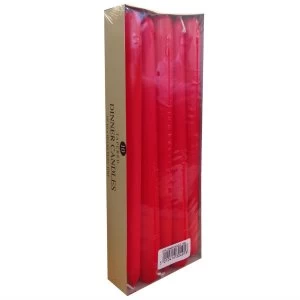 Image of Prices Candles Prices Red Taper Candles - Pack of 10