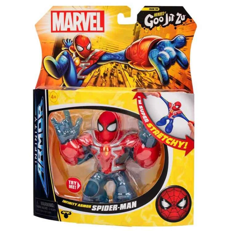 Image of AJ Toys & Books Heroes of Goo Jit Zu Marvel Infinity Armour Spiderman