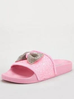 Image of Lelli Kelly Girls Maelle Bow Slider - Pink