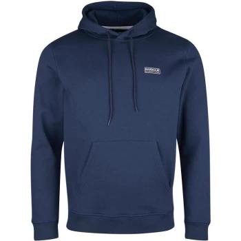 Image of Barbour International Small Logo Hoodie - Blue