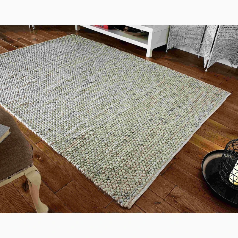 Image of Homemaker Savannah Wool Rug Grey - Homemaker - Size: 80X150 Grey 80X150 HR97905