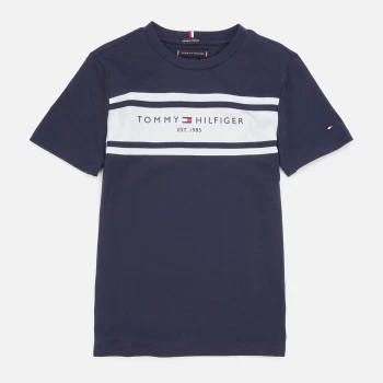 Image of Tommy Hilfiger Boys' Essential Blocking T-Shirt - Twilight Navy - 10 Years