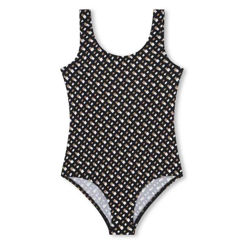 Image of Boss Logo Swimsuit Juniors - Black 8 - 9 Years