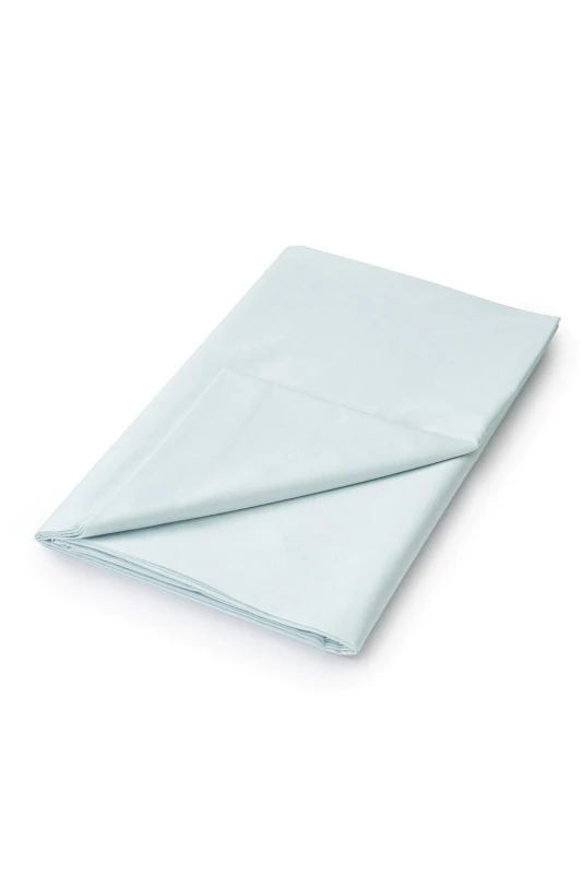Image of Helena Springfield Helena Springfield 'Plain Dye' Polycotton Flat Sheet in Duck Egg Blue Size: Super King Flat Duck Egg Blue Super King Flat Unisex