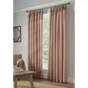 Image of 100% Blackout Eyelet Ring Top Curtains Pink 90 x 90 - Pink