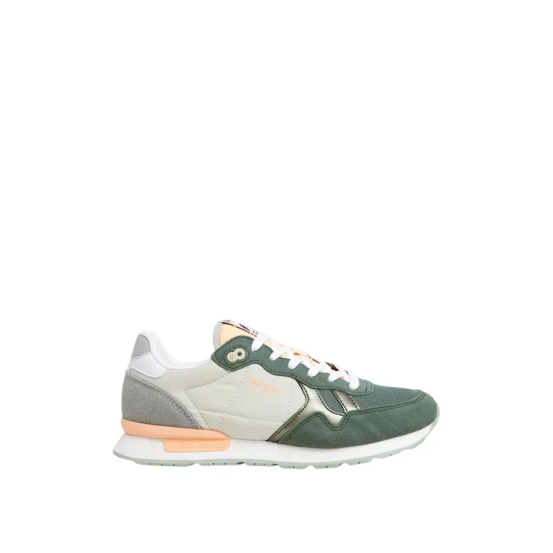 Image of Pepe Jeans Womens Sneakers Pepe Jeans Brit Camp Vert Female 39