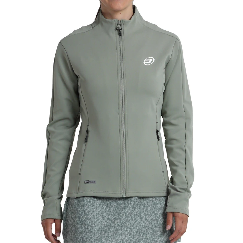 Image of Bullpadel Womens BP Brios Performance Padel Jacket Green female 8 (XS)