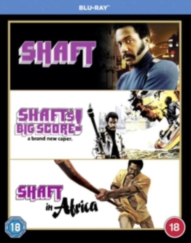 Image of Shaft/Shaft's Big Score/Shaft in Africa Bluray 5051892228039