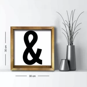 Image of 3030AHS-0100a Multicolor Decorative Framed MDF Painting