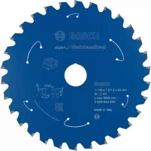 Image of Bosch Expert Cordless Circular Saw Blade for Stainless Steel 136mm 30T 20mm