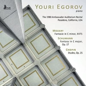 Image of Youri Egorov The 1980 Ambassador Auditorium Recital by Wolfgang Amadeus Mozart CD Album