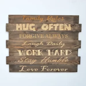 Image of Mapwood05 Multicolor Decorative Framed MDF Painting