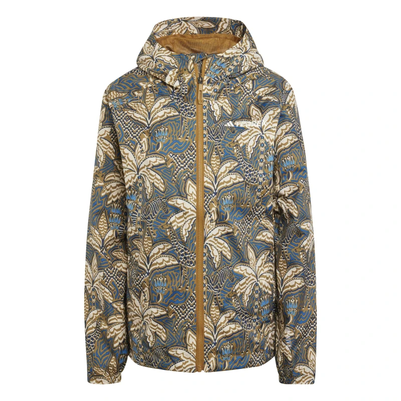 Image of adidas Womens Waterproof Jacket Brown female 8 (XS)