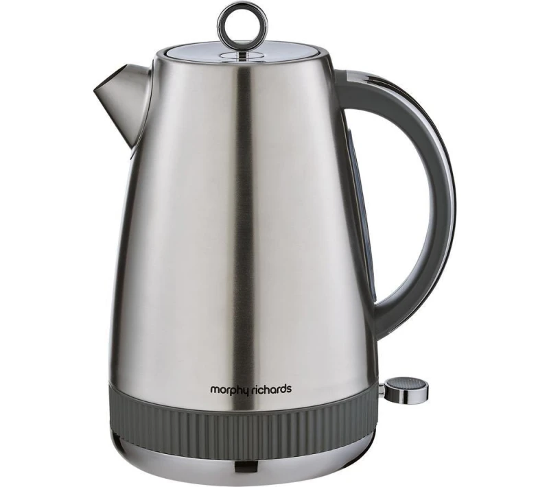Image of Morphy Richards Mexborough Jug Kettle - Grey, Silver/Grey 5056765401533
