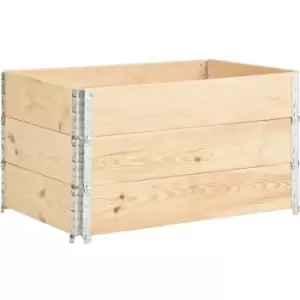 Image of Raised Beds 3 pcs 50x100cm Solid Pine Wood (310053) vidaXL - Brown