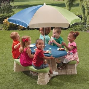 Image of Step2 Picnic Table With Umbrella