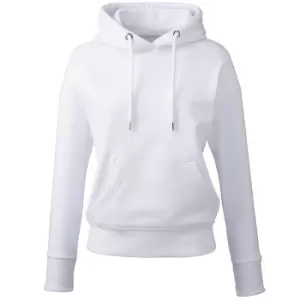 Image of Anthem Womens/Ladies Organic Hoodie (M) (White)