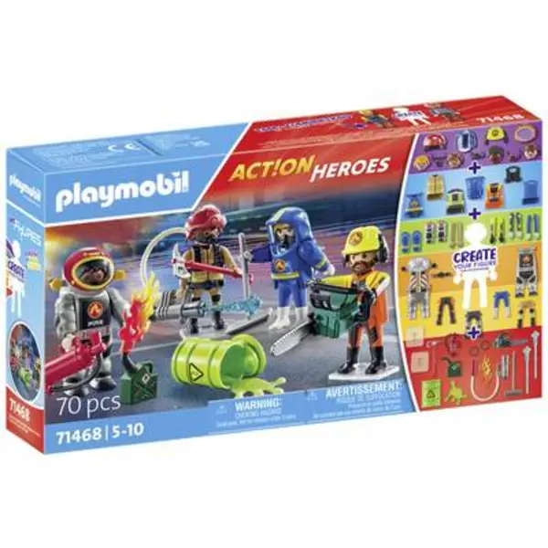 Image of Playmobil ACT!ON HEROES Fire service 71468