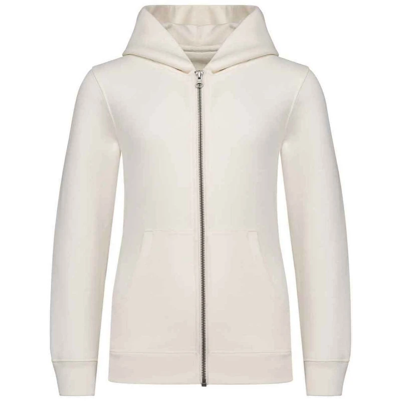 Image of Native Spirit Full Zip Hoodie in Ivory Size: 4-6 Years Ivory Unisex 4-6 Years