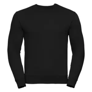 Image of Russell Mens Authentic Sweatshirt (Slimmer Cut) (M) (Black)