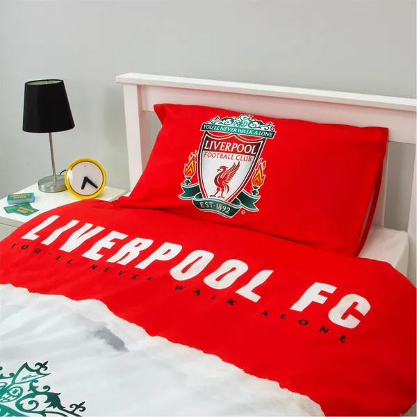 Image of Liverpool FC Liverpool FC Stadium Single Panel Duvet Duvet Cover Sets Single Red 71617808010