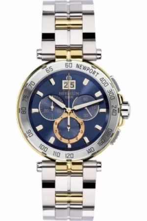 Image of Mens Michel Herbelin Newport Chronograph Watch 36696/BT35