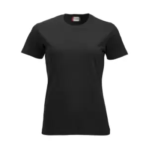 Image of Clique Womens/Ladies New Classic T-Shirt (S) (Black)