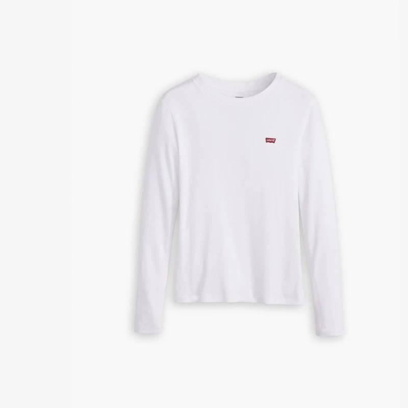 Image of Levis Long Sleeve Baby T Shirt White female 16 (XL)