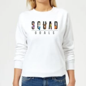 Image of Scooby Doo Squad Goals Womens Sweatshirt - White - M