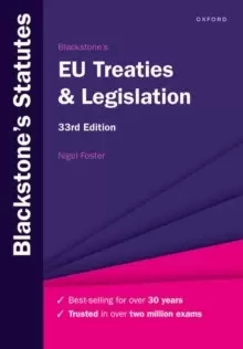 Image of Blackstone's EU Treaties & Legislation