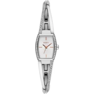 Image of DKNY Crosswalk Three-Hand Stainless Steel Watch