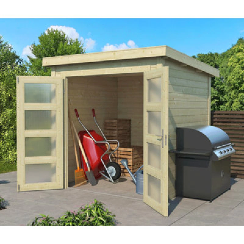 Image of Lasita Maja Lasita Osland Zambezi 1 Log Cabin - 2M X 2M - Storage Shed