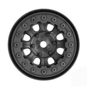 Image of Proline Denali 1.9" Black/ Black Beadloc 8 Spoke Wheels