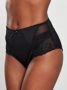 Image of Pour Moi St Tropez High Waist Deep Brief - Black, Size 8, Women
