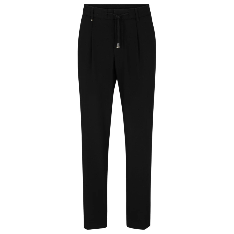 Image of Boss Mens C-Perin Tailored Trousers Black male 38W R
