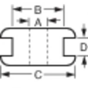 Image of Cable grommet Terminal max. 5mm PVC Black