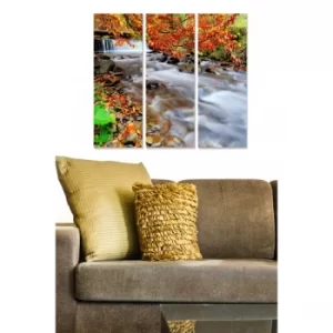 Image of MDF85160390 Multicolor Decorative MDF Painting (3 Pieces)