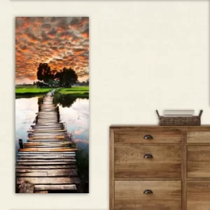Image of DKY79182637_50120 Multicolor Decorative Canvas Painting