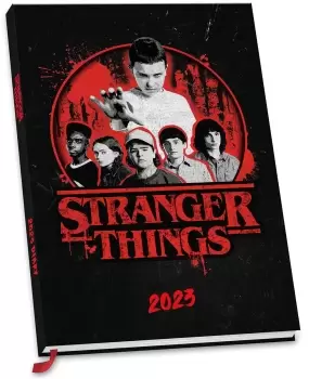 Image of Stranger Things A5 Kalenderbuch 2023 Calendar Book multicolour