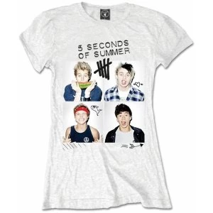 Image of 5 Seconds Of Summer Tape Ladies Black Vest: X Large