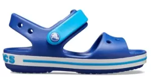 Image of Crocs Crocband Sandals Kids Cerulean Blue / Ocean C7