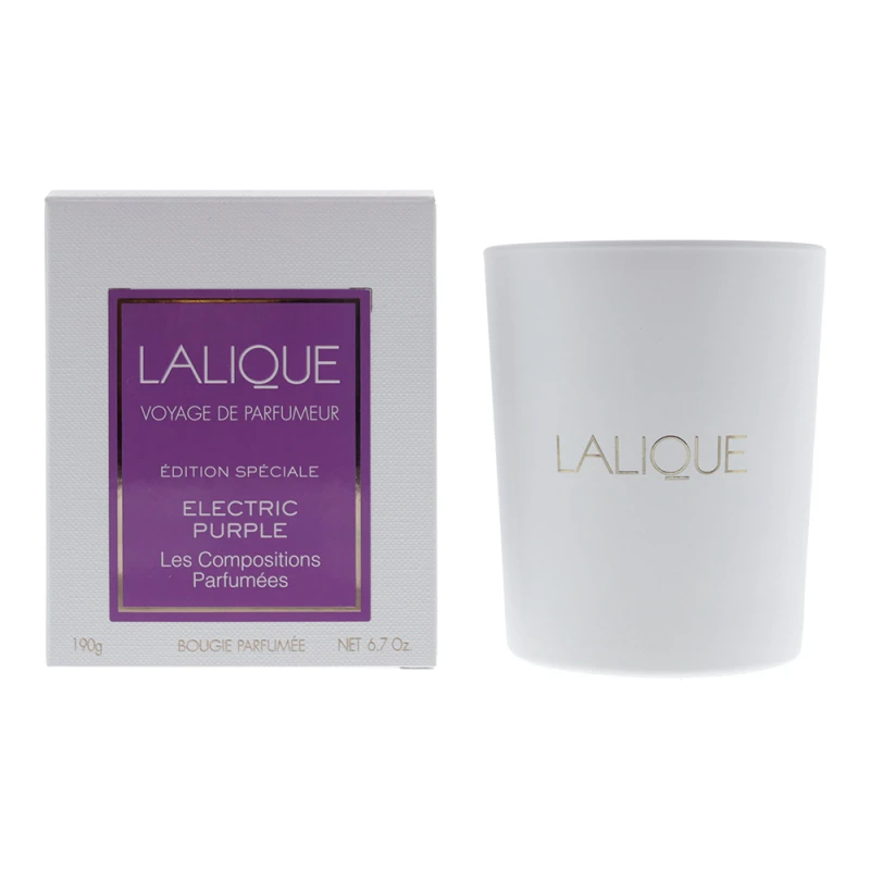 Image of Lalique Electric Purple Candle 190g
