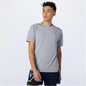 Image of New Balance Balance Impact Run T Shirt - Grey