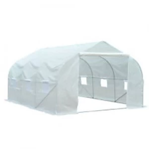 Image of OutSunny Greenhouse White Water proof Outdoors 1530 mm x 330 mm x 150 mm