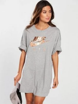 Image of Nike Sportswear Air Dress Grey Heather Grey Heather Size XXL Women