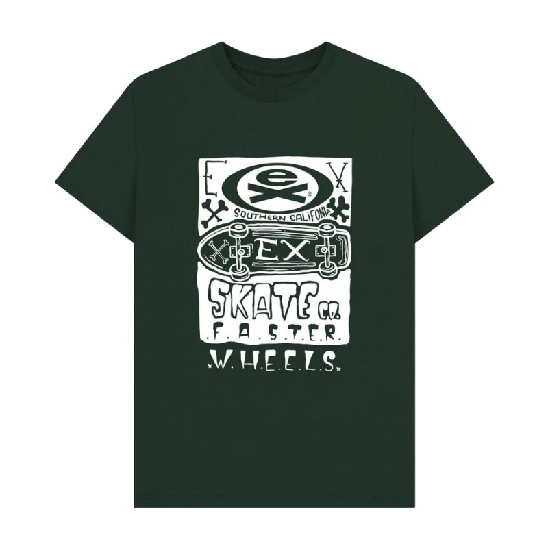 Image of Extreme Mens Southern California T-Shirt in Bottle Green Size: XS Bottle Green Male XS