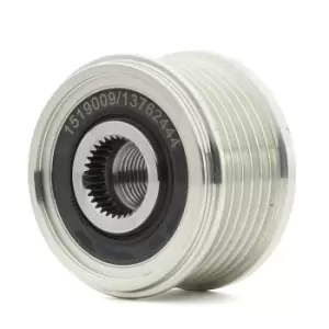 Image of RIDEX Freewheel Clutch with cap 1390F0086 Freewheel Clutch Alternator,Flexible Coupling Sleeve RENAULT,NISSAN,DACIA,CLIO II (BB0/1/2_, CB0/1/2_)