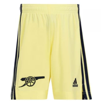 Image of adidas Arsenal Away Shorts 2021 2022 Junior - Yellow