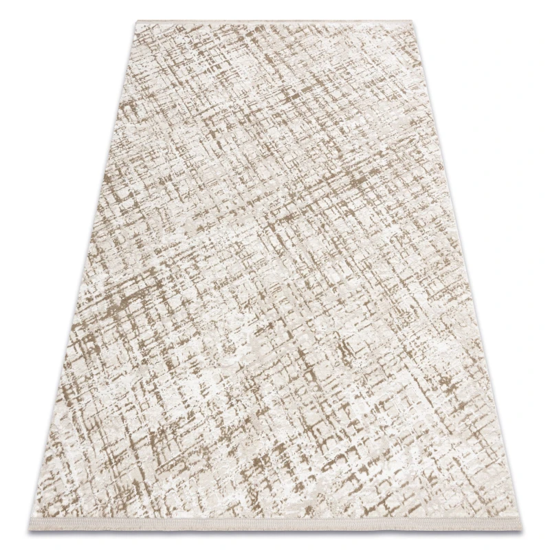 Image of RugsX Modern Carpet Duke 51550 Beige / Cream - Trellis, Structured, Very Sof 160X220 Cm