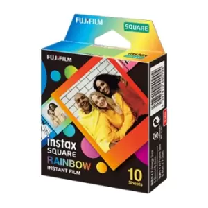 Image of Fujifilm SQUARE 'Rainbow' instant picture film 76.2 x 50.8mm 10 pc(s)